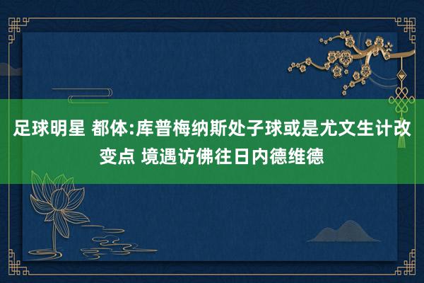 足球明星 都体:库普梅纳斯处子球或是尤文生计改变点 境遇访佛往日内德维德